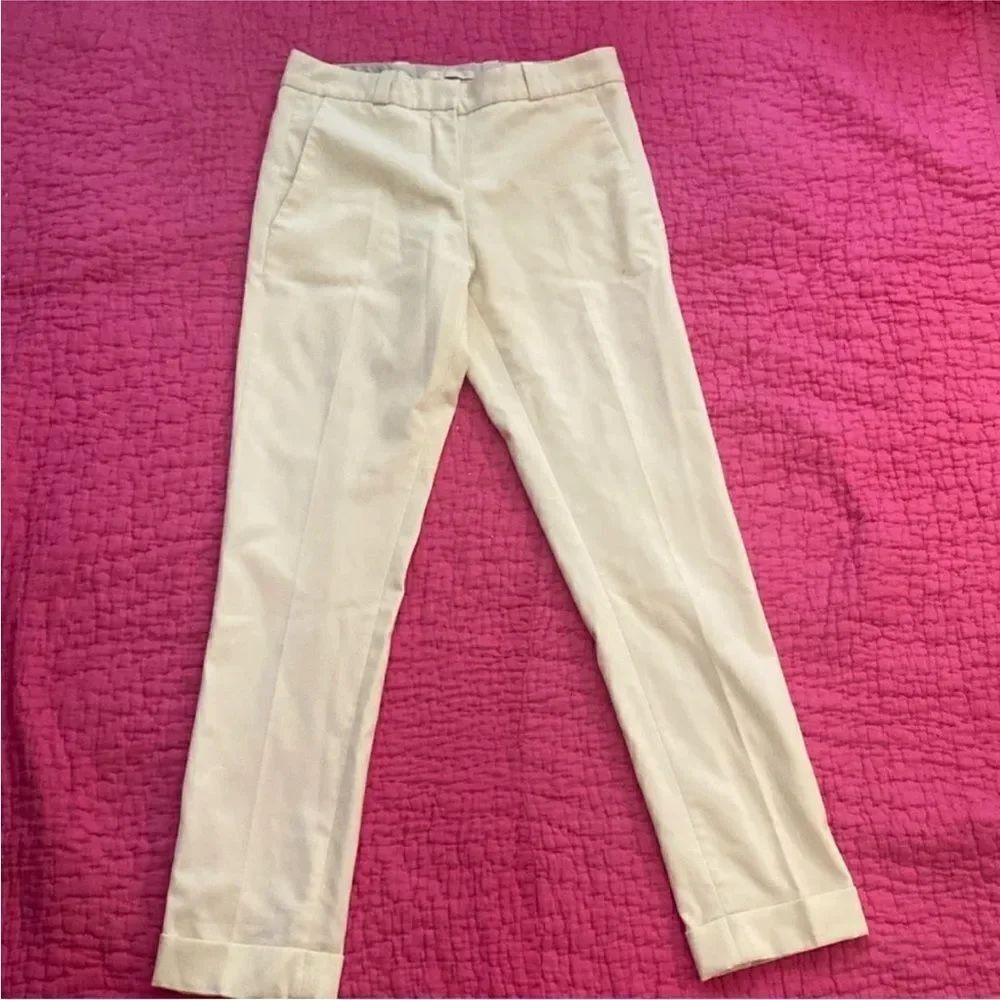 Maje Cream and Gray Trousers. XS